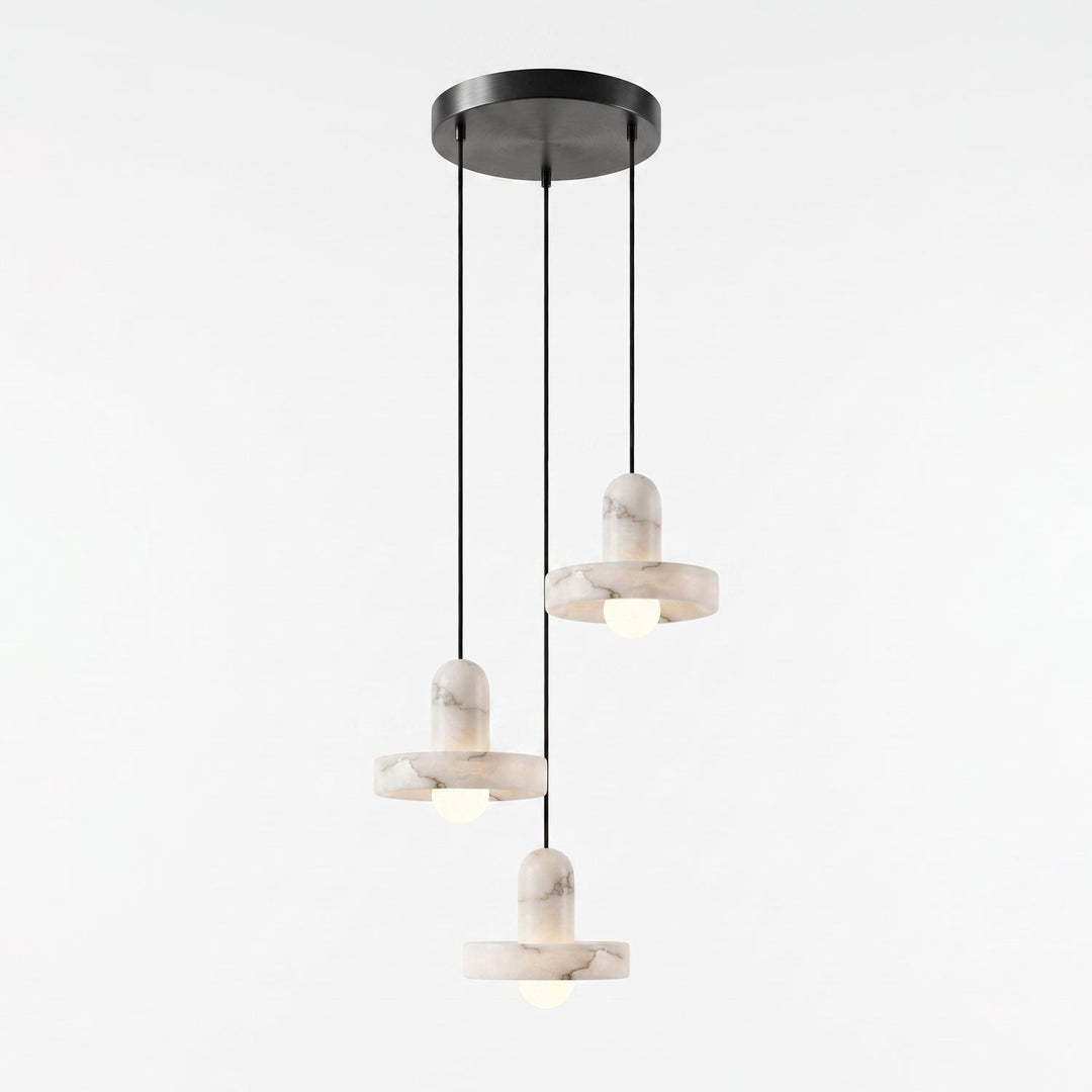 Carrara Alabaster Pendellampa