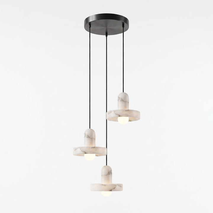 Carrara Alabaster Pendellampa