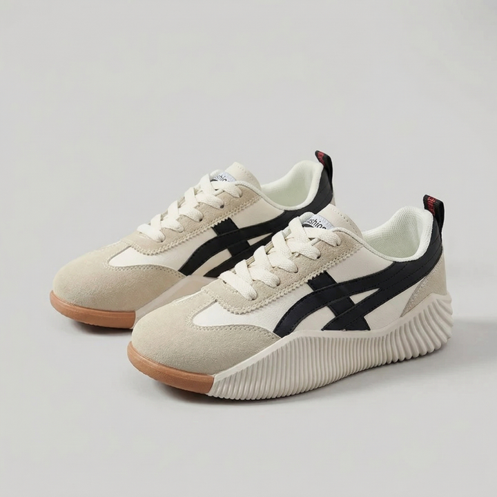 Stradia - Dam Retro Sneakers på plattform dla Komfort hela dagen