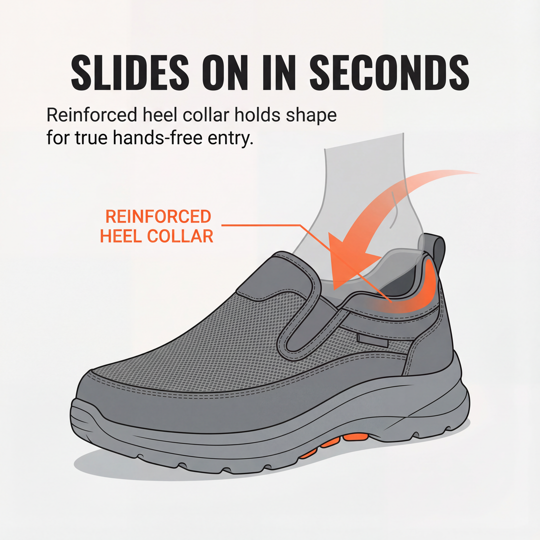 Stridex - Bezsznurowe ortopediska sneakers