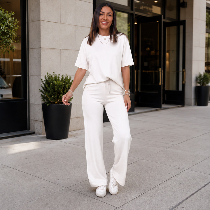 Wearday – Set med kort ärm i spodniami