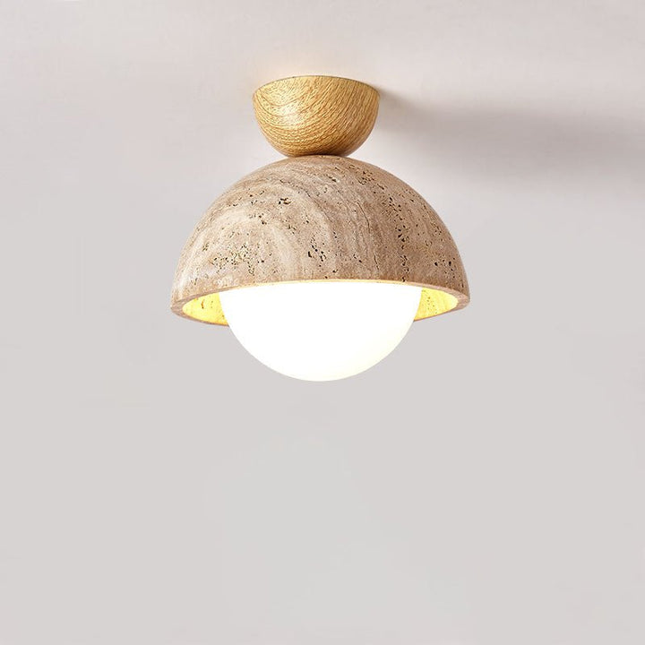 Flore Travertine Bud Taklampa
