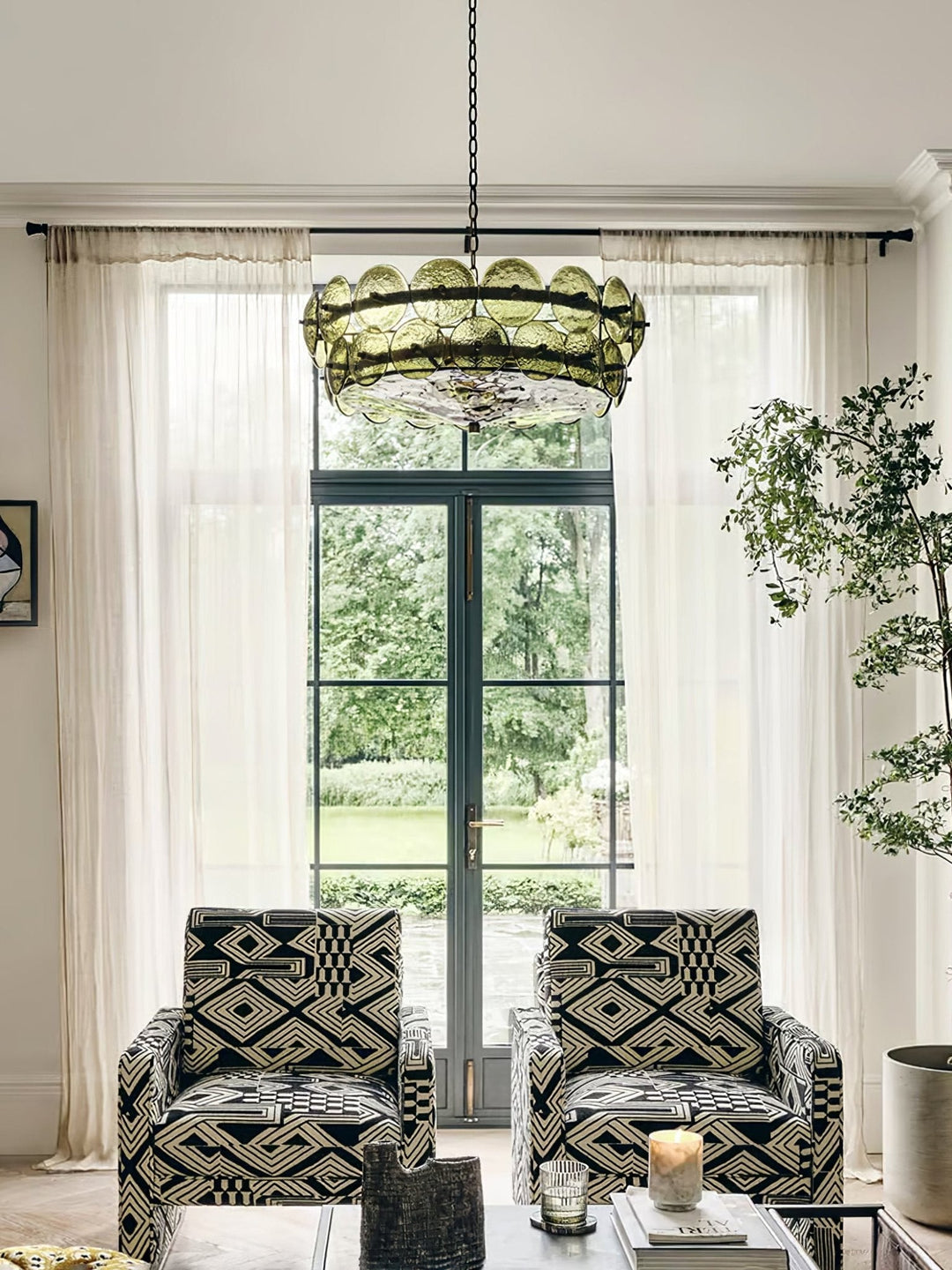 Solaris Disc Murano Kandelaber