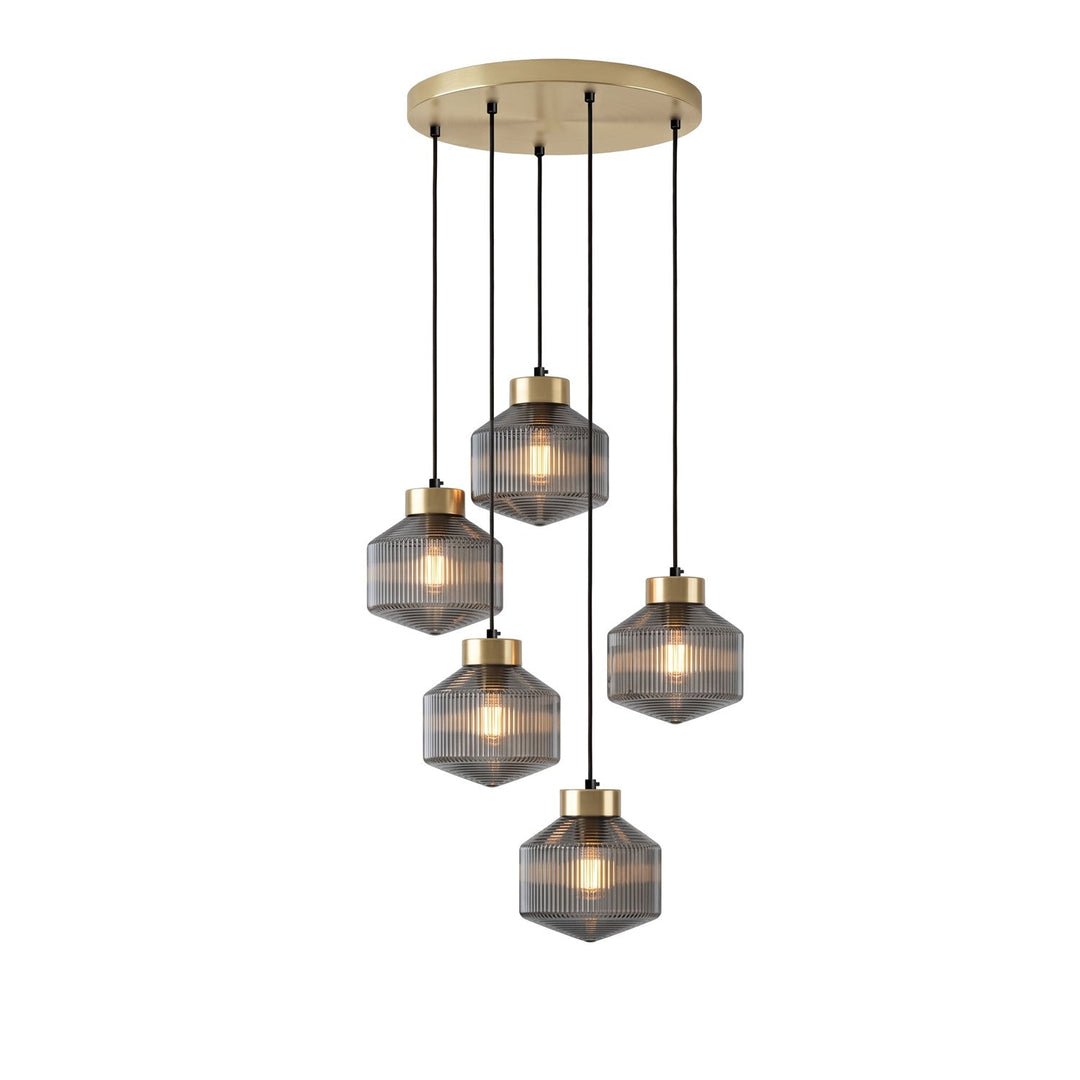Randig Snurrande Top Pendant Lampa