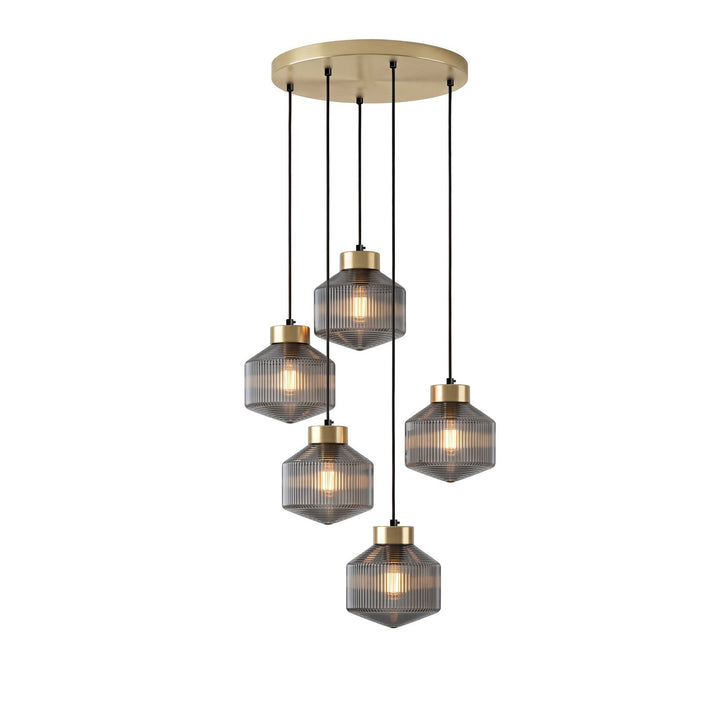 Randig Snurrande Top Pendant Lampa