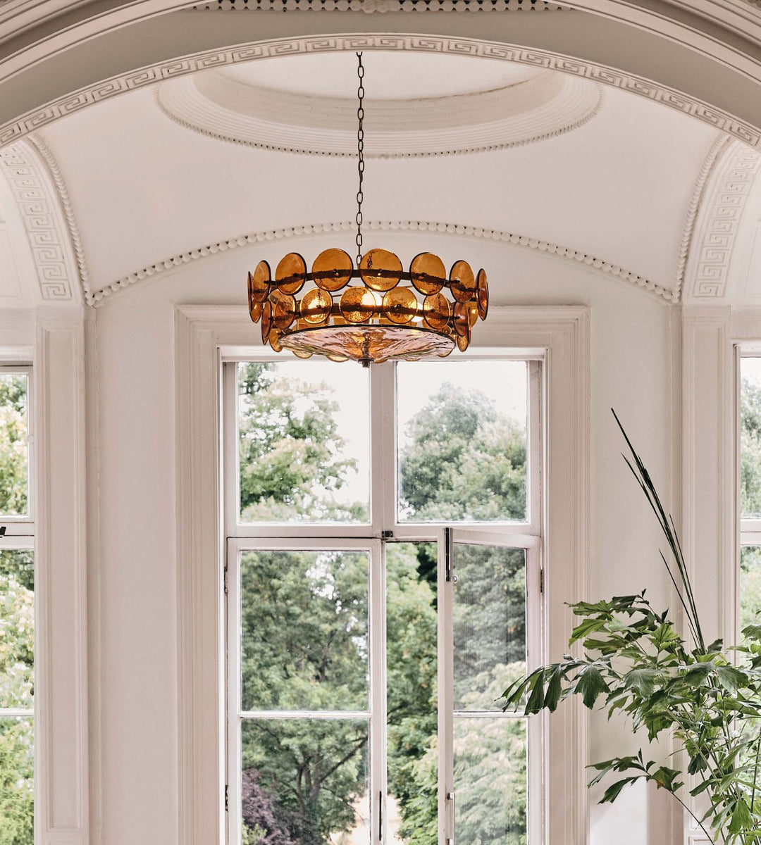 Solaris Disc Murano Kandelaber