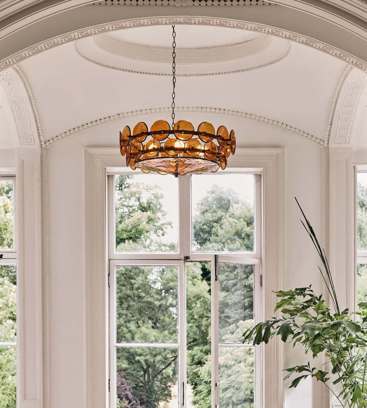 Solaris Disc Murano Kandelaber