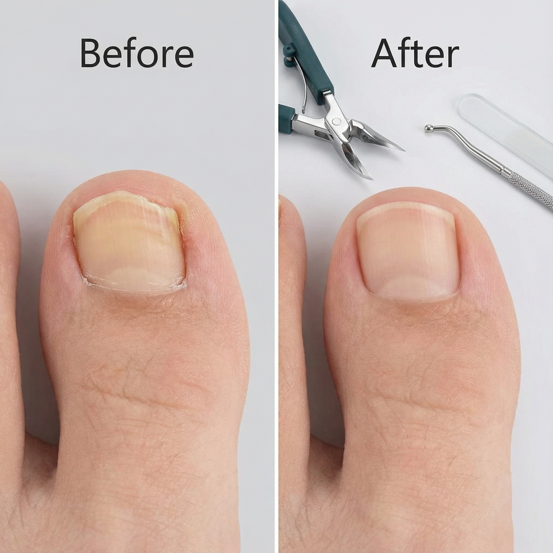 TrimEase - Kątowe sax för tånaglar dla grubych naglar