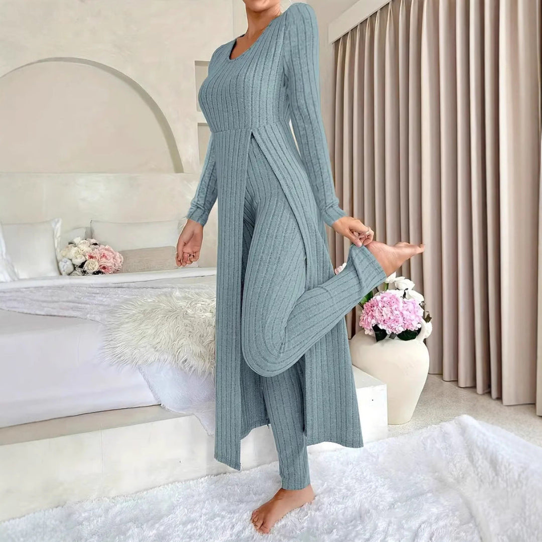 Wearbella – Set z Długim Topem i Slim Spodniami