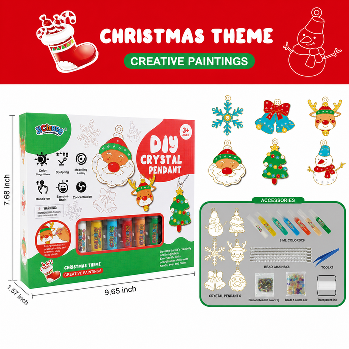 Prismlyn – Set för tworzenia ozdób z kryształowego farbki DIY
