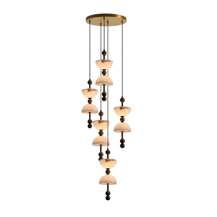 Duo Alabaster Pendellampa