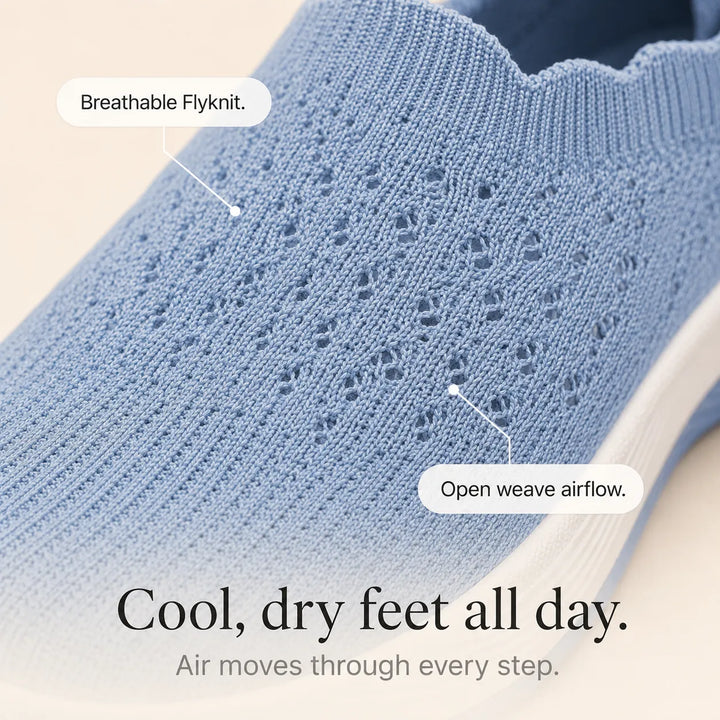 Wavella – Lekkie Skor Slip-On för Gående för kvinnor