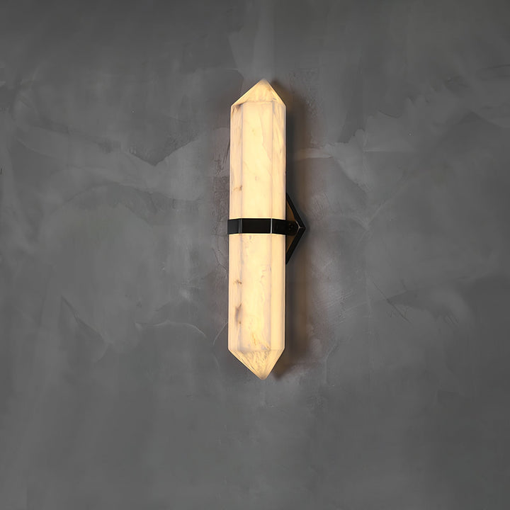 Alabaster Obelisk Vägglampa
