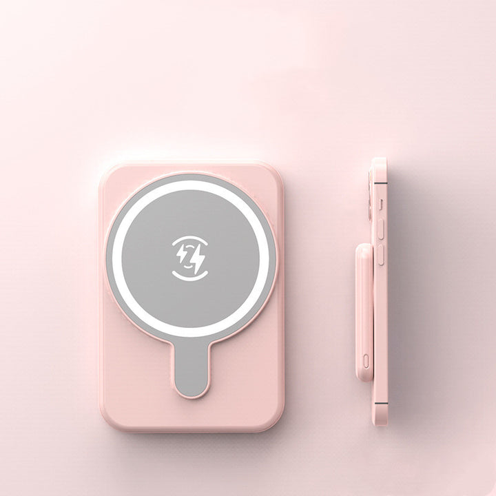 Magnetisk powerbank på mobilens baksida