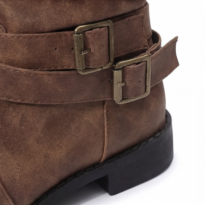 Strova - Zgniecione boots till mitten av vaden