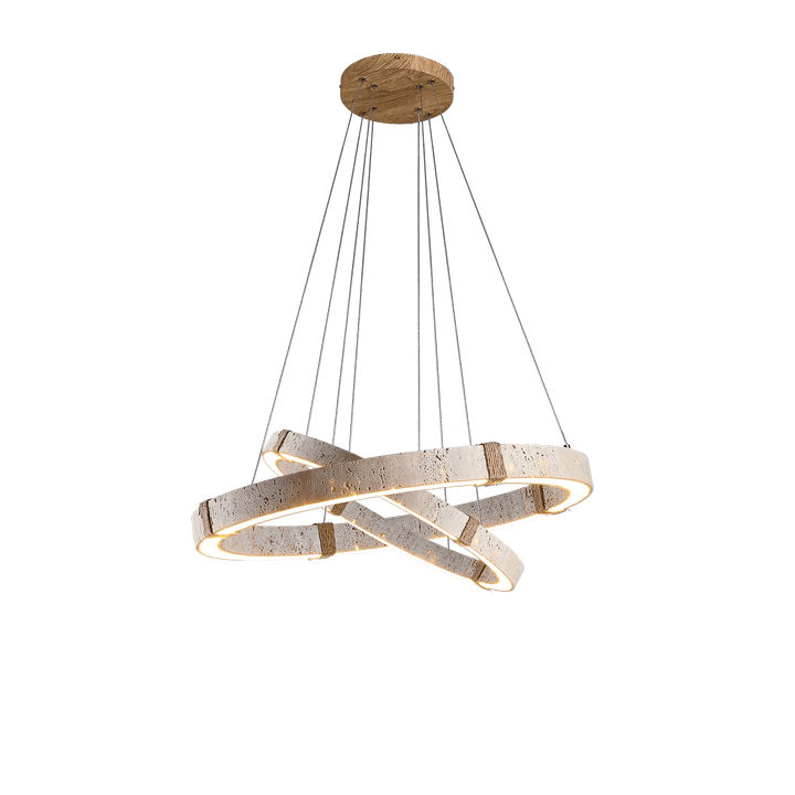 Circle Travertine Pendant Lamp