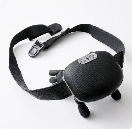 Grön sladdlös nackmassager med remmar