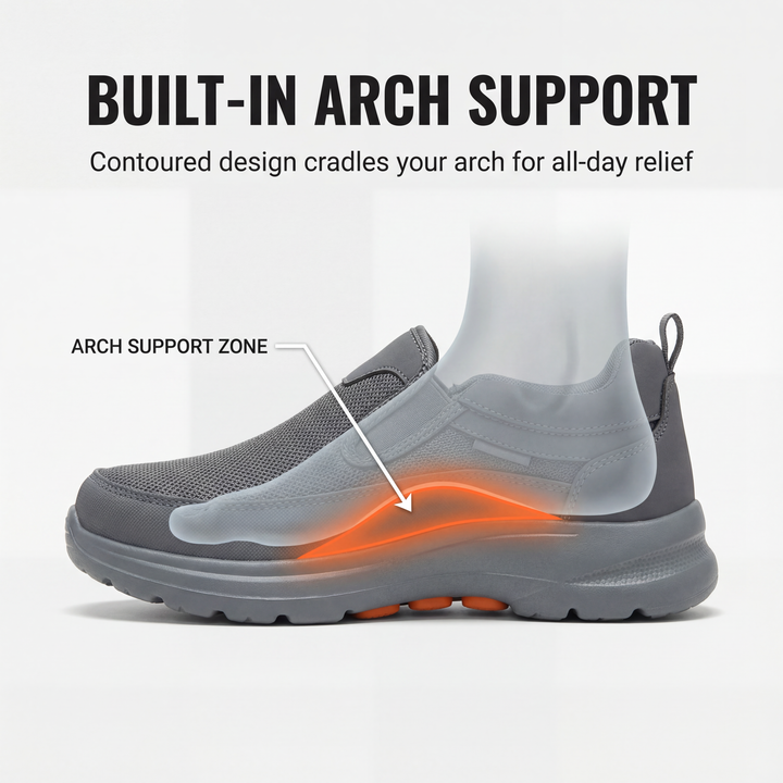 Stridex - Bezsznurowe ortopediska sneakers