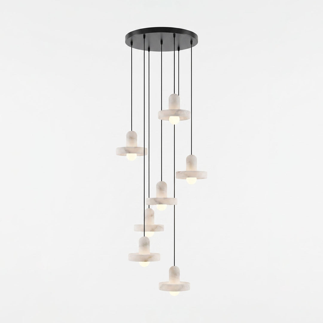 Carrara Alabaster Pendellampa