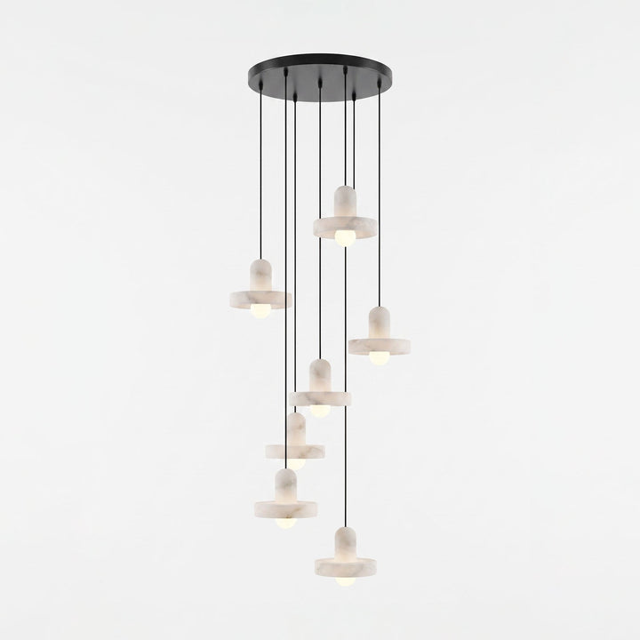 Carrara Alabaster Pendellampa