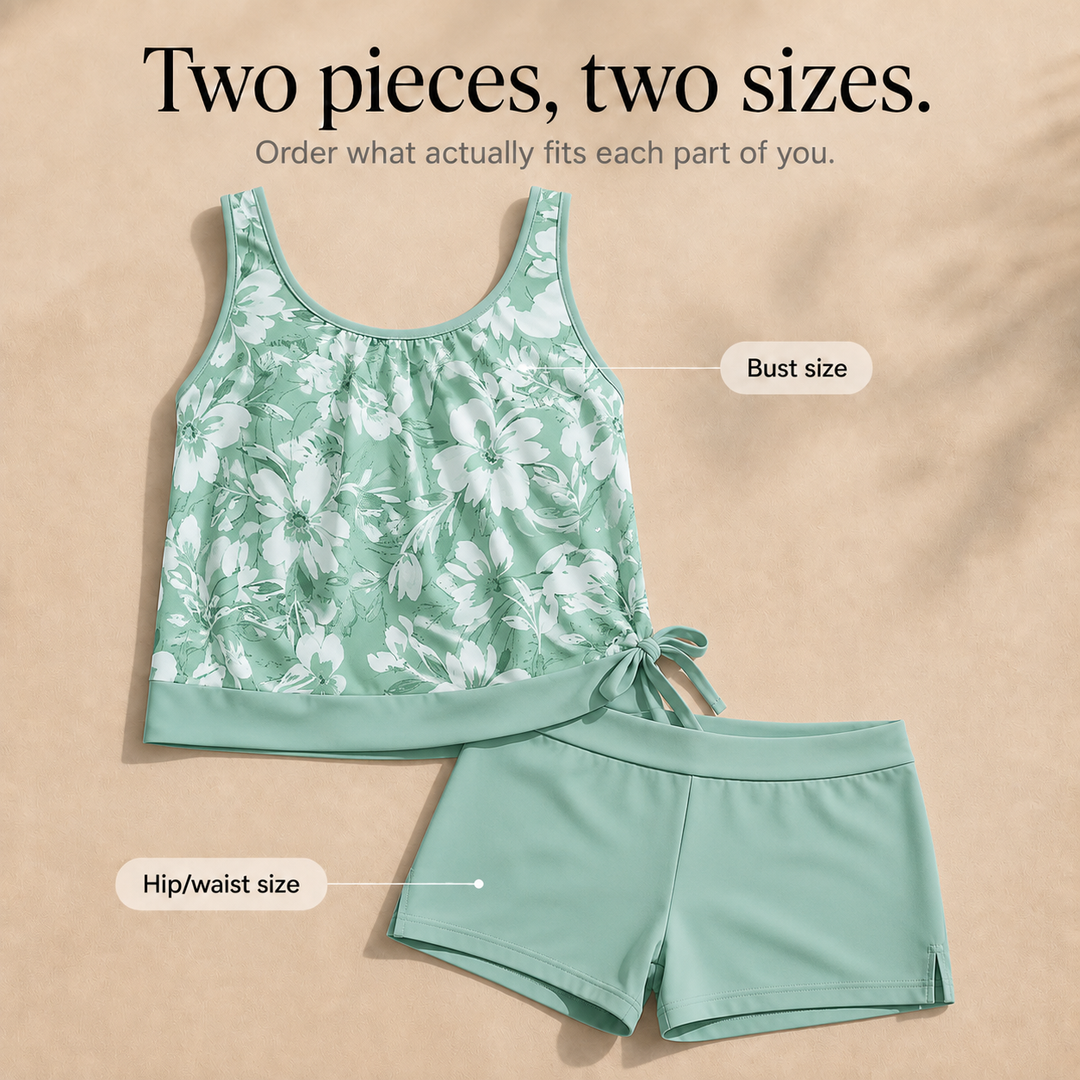 Wavelyn – Set Tankini, Som Håller Sig Z Varje Kąta
