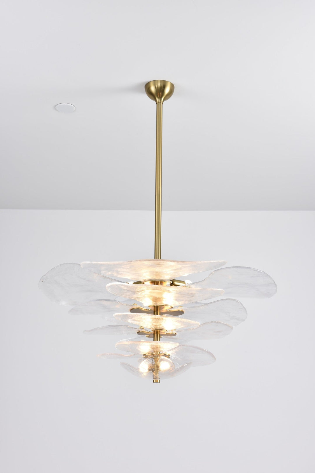 Petals Gold Murano Kandelaber