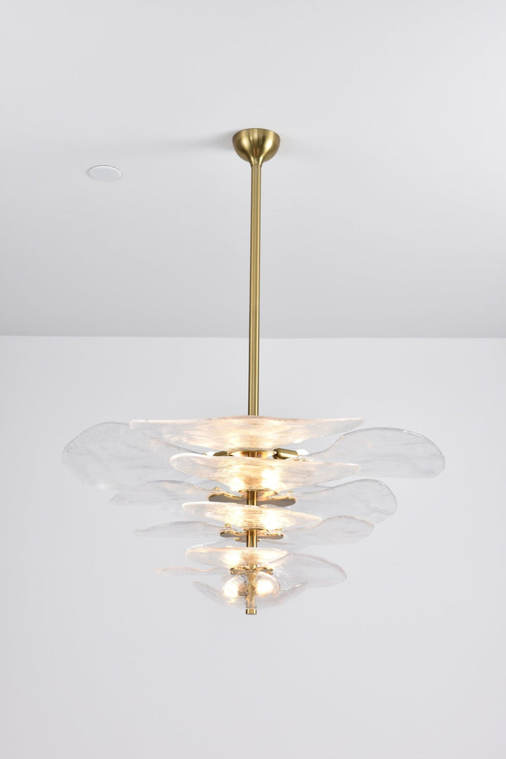 Petals Gold Murano Kandelaber