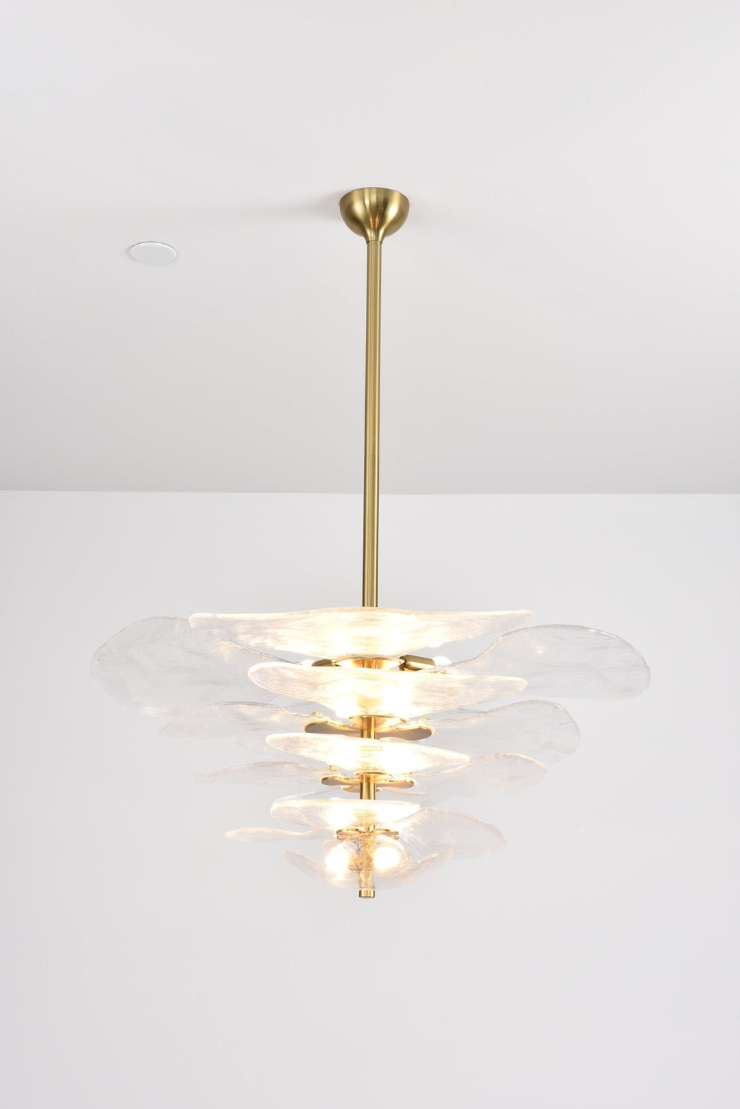 Petals Gold Murano Kandelaber