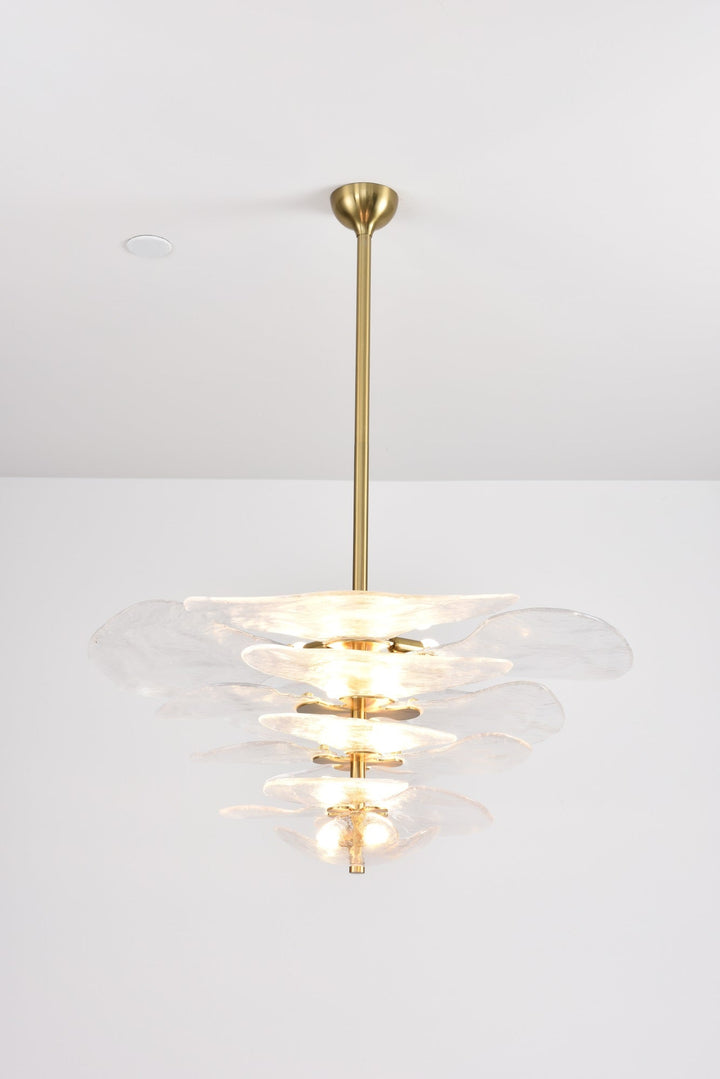 Petals Gold Murano Kandelaber