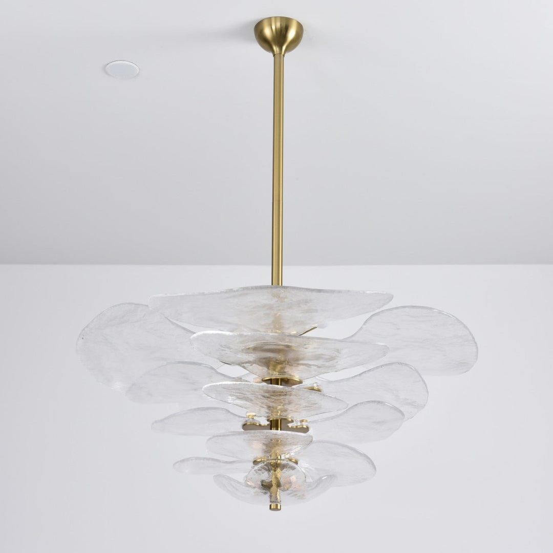 Petals Gold Murano Kandelaber