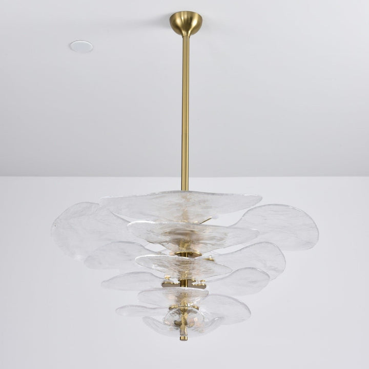 Petals Gold Murano Kandelaber