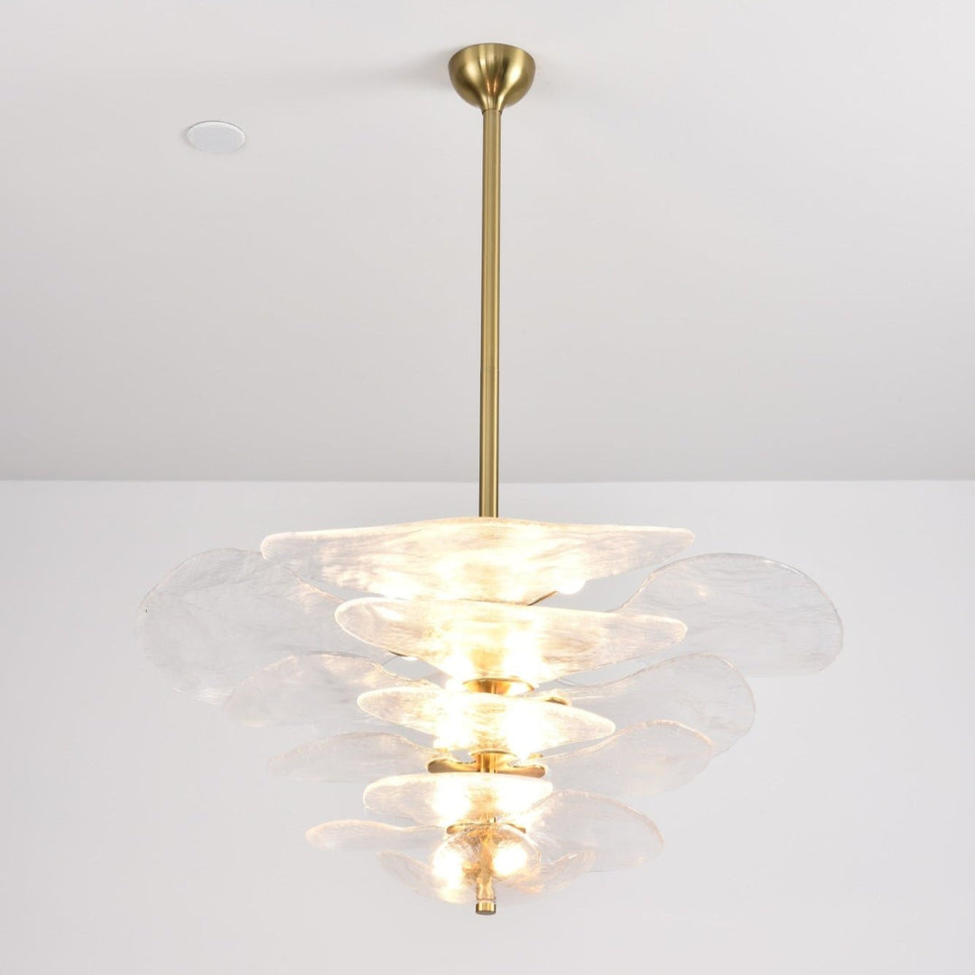 Petals Gold Murano Kandelaber