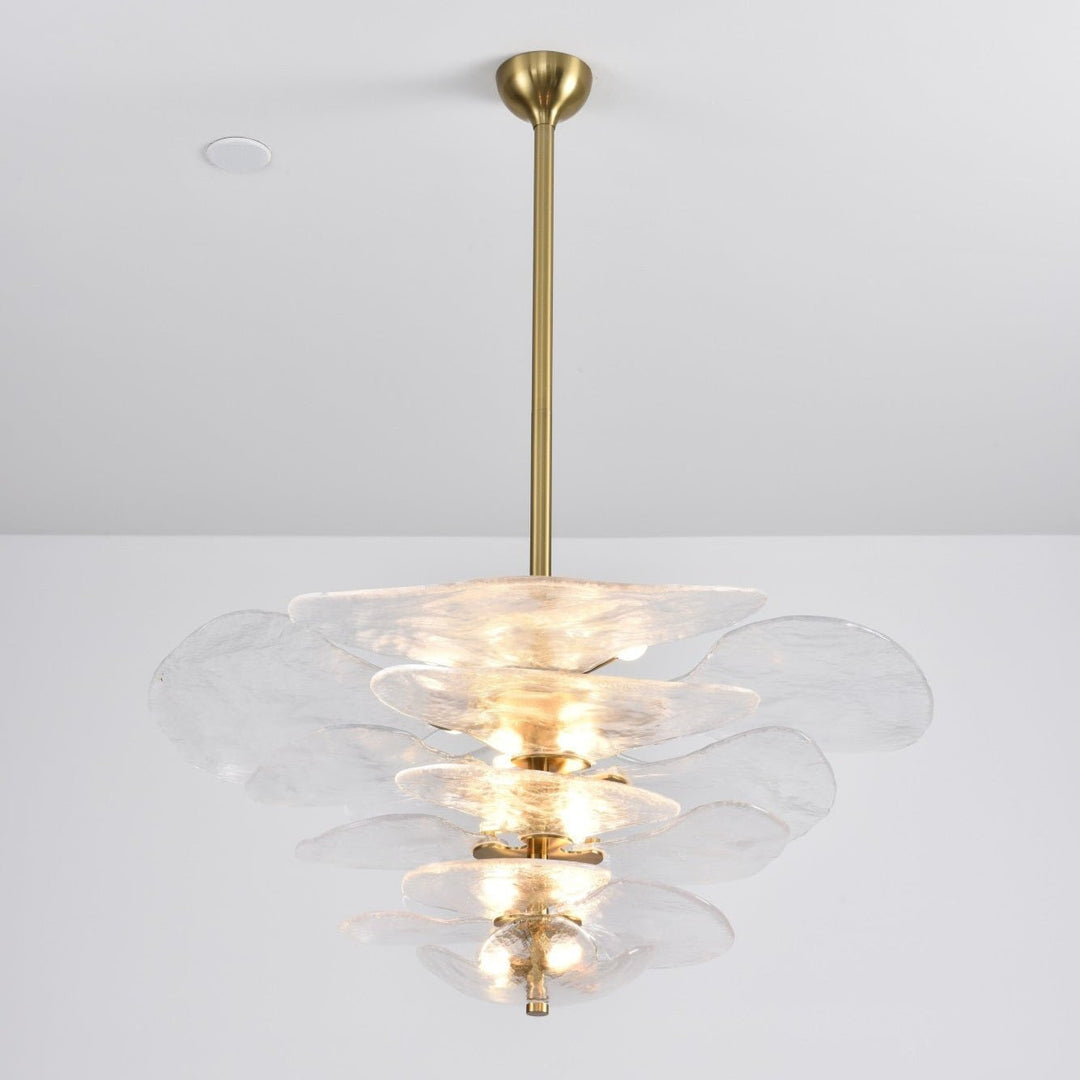 Petals Gold Murano Kandelaber