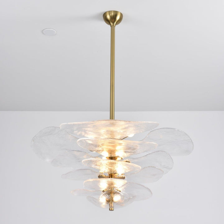 Petals Gold Murano Kandelaber