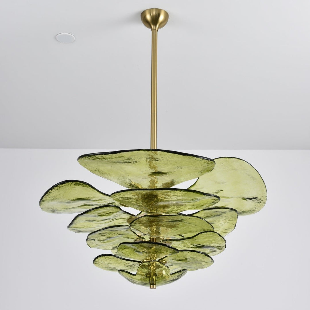 Petals Gold Murano Kandelaber
