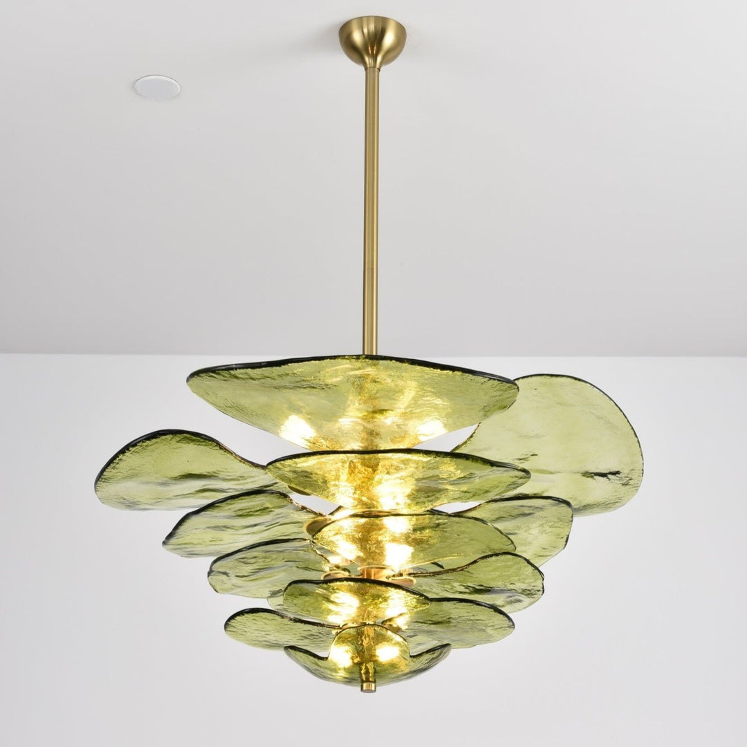 Petals Gold Murano Kandelaber