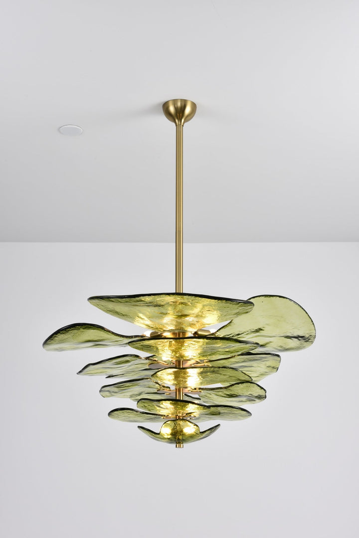 Petals Gold Murano Kandelaber