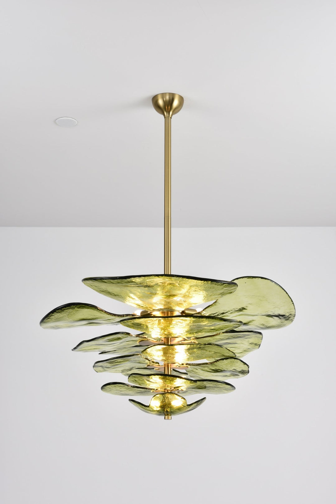 Petals Gold Murano Kandelaber