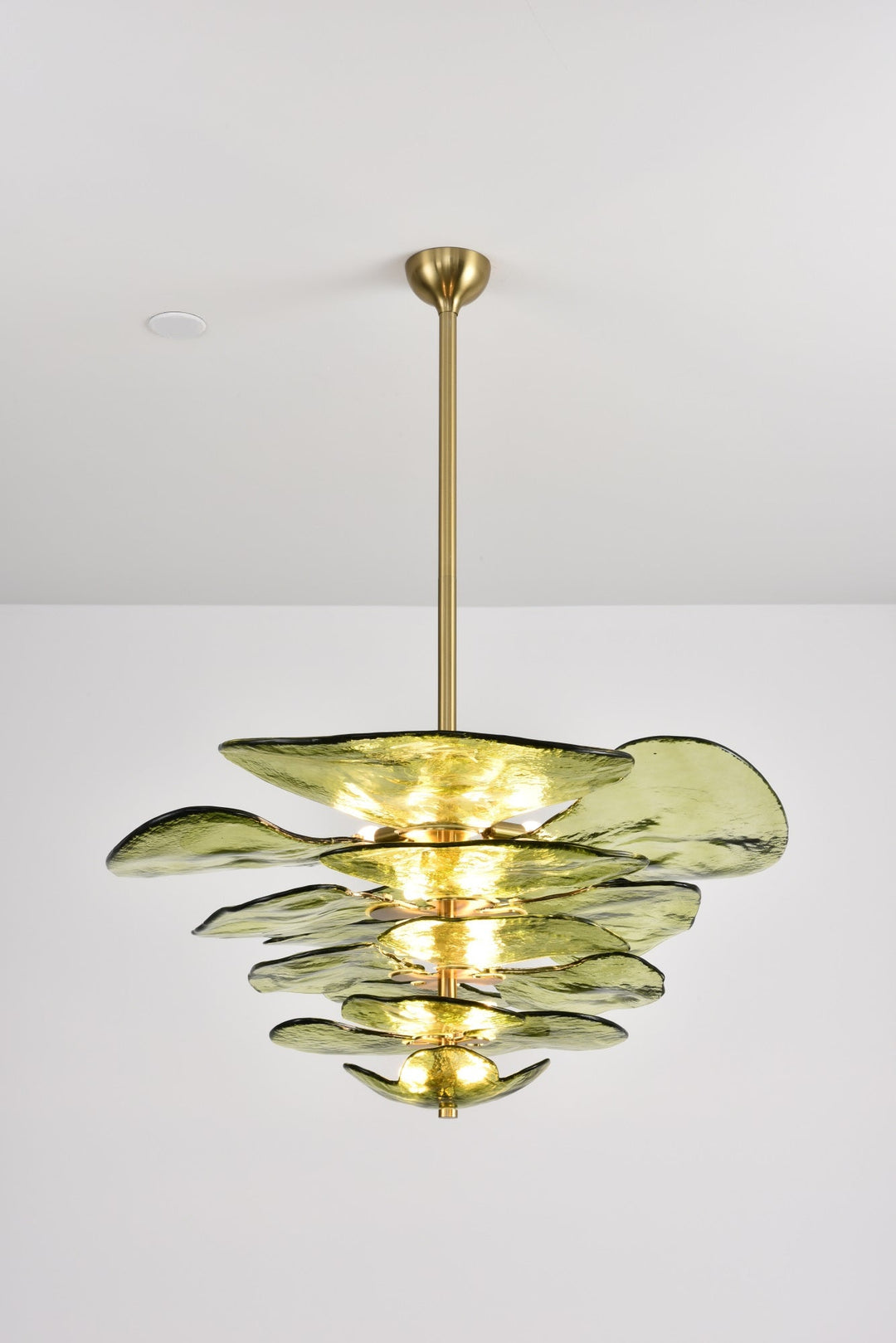 Petals Gold Murano Kandelaber