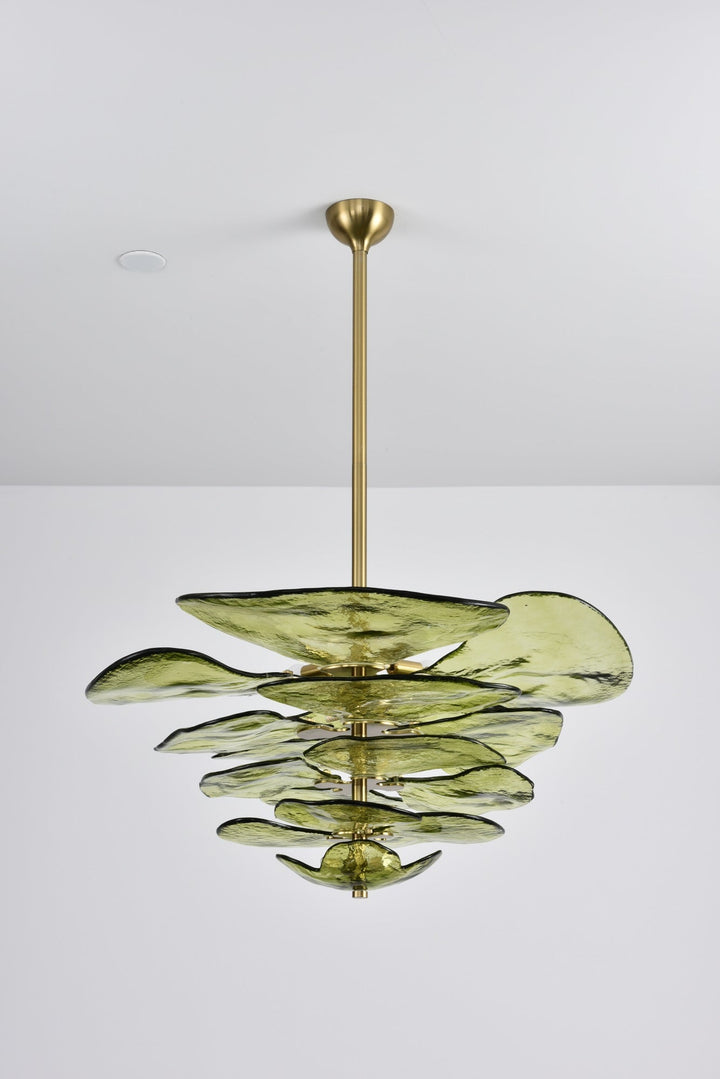 Petals Gold Murano Kandelaber