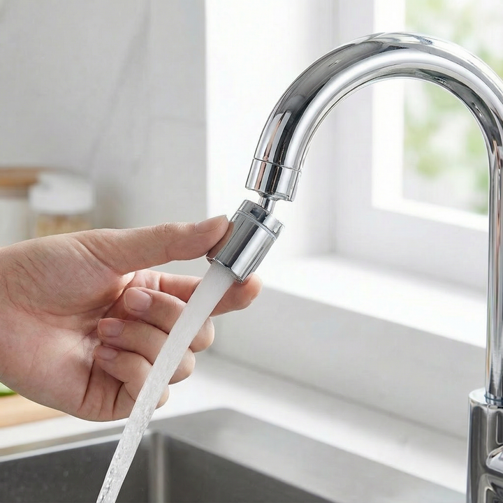 Flowtura - 360° obrotowy aerator för kranu z podwójnym strumieniem (2-pack)