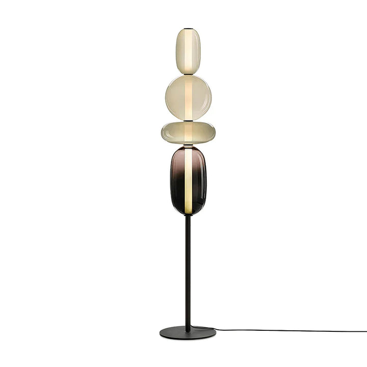 Kanderad Glas Golvlampa