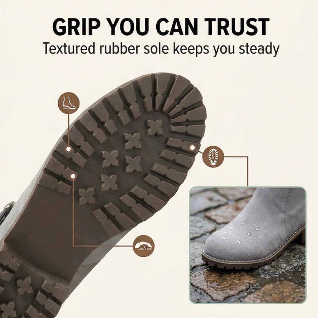 Stridella – Dam boots z zamszu