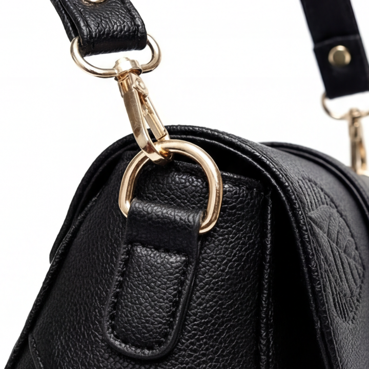 Leafara - Elegant Handväska Över axeln z Detalj Liścia