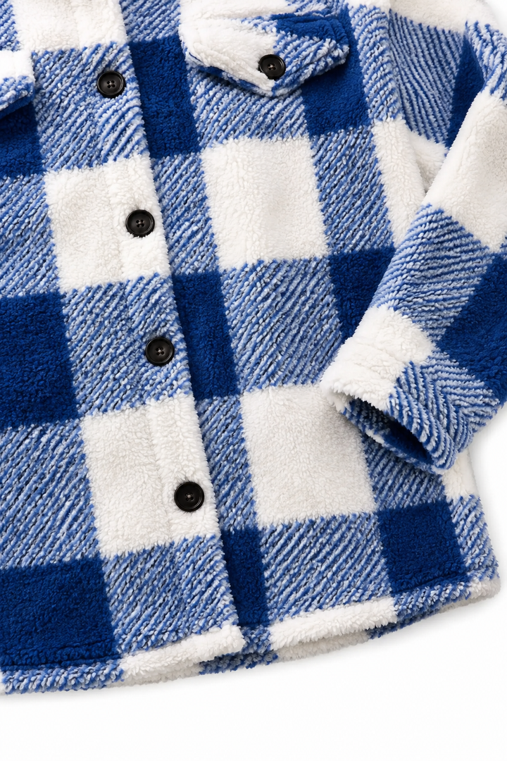 Wearbella – Skjorta w kratę z knappar framtill