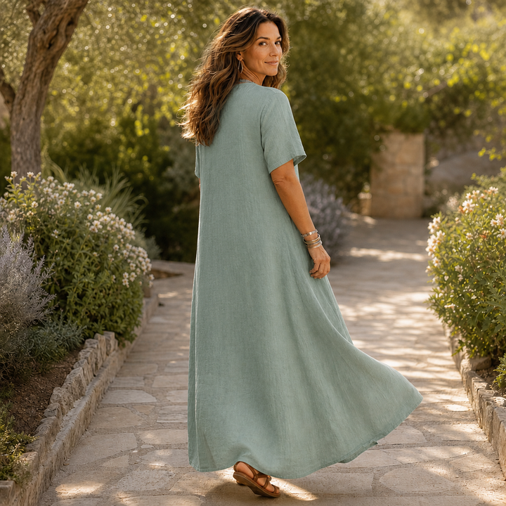 Linaline – Klänning Maxi z Zaszyciami
