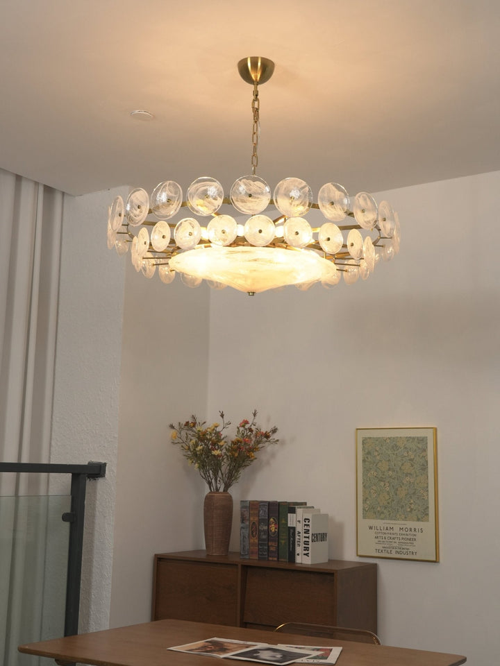 Solaris Disc Murano Kandelaber