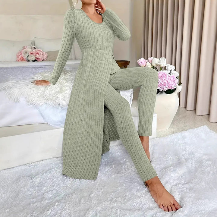 Wearbella – Set z Długim Topem i Slim Spodniami