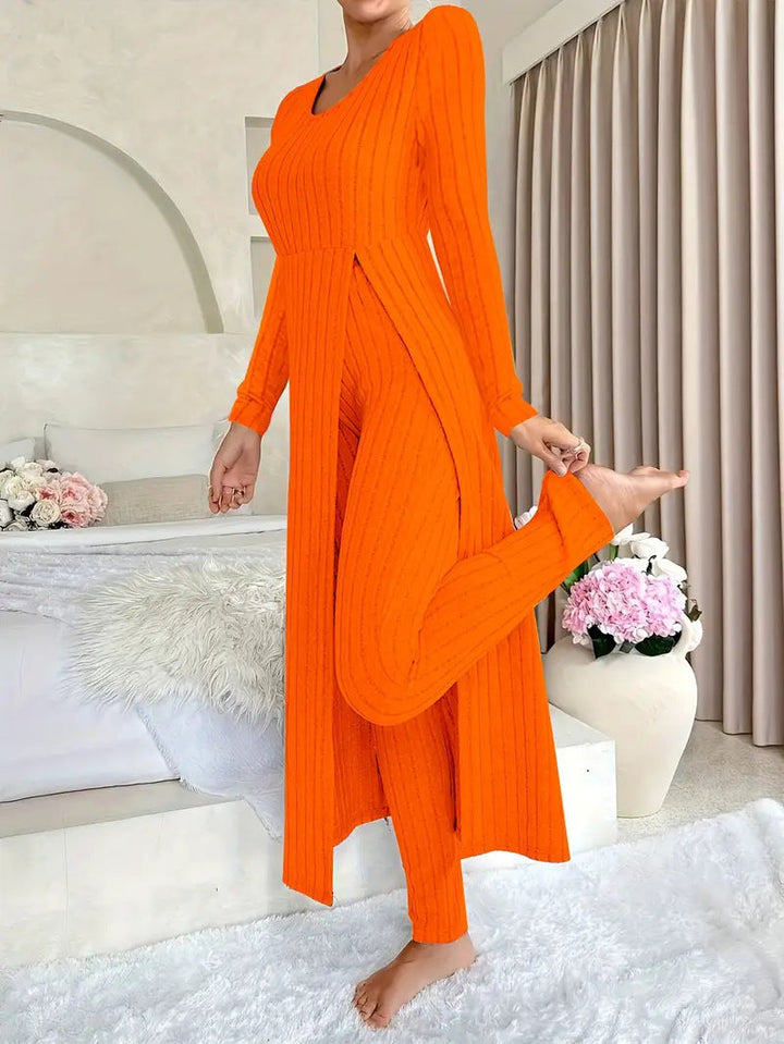 Wearbella – Set z Długim Topem i Slim Spodniami