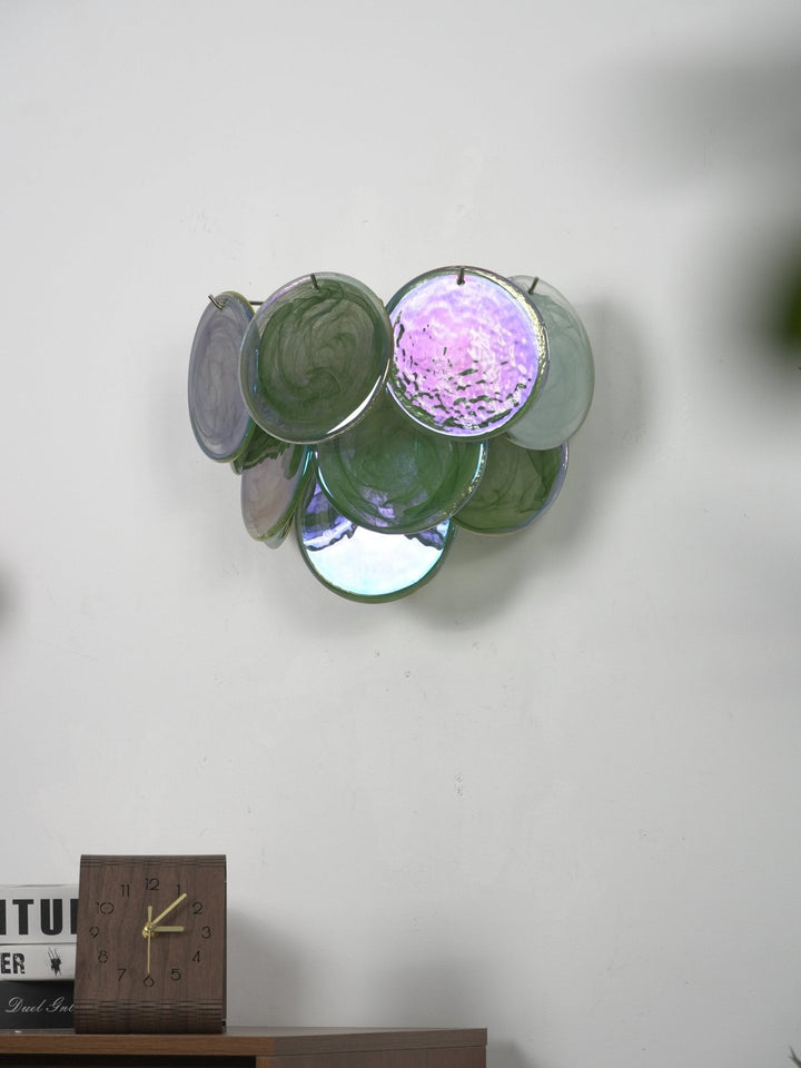 Lunaria Disc Glas Vägglampa
